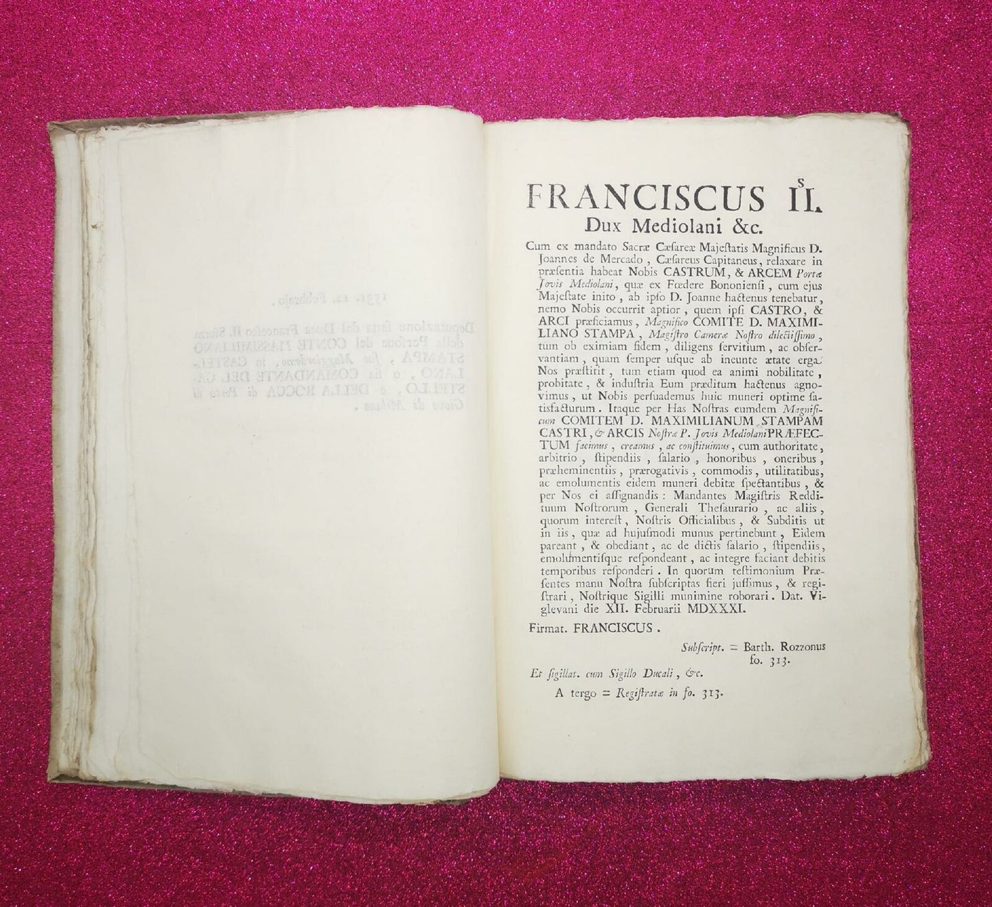 Documenti Comprovanti I Privilegi Le Prerogative E Ragioni Casa Stampa 1773