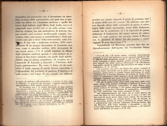 SCIENZA E FILOSOFIA IN MEYERSON - M.A. DENTI
