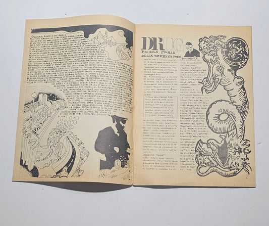 una tazza di the 1976 rivista underground italiana controcultura stampa alternativa io libro carmine
