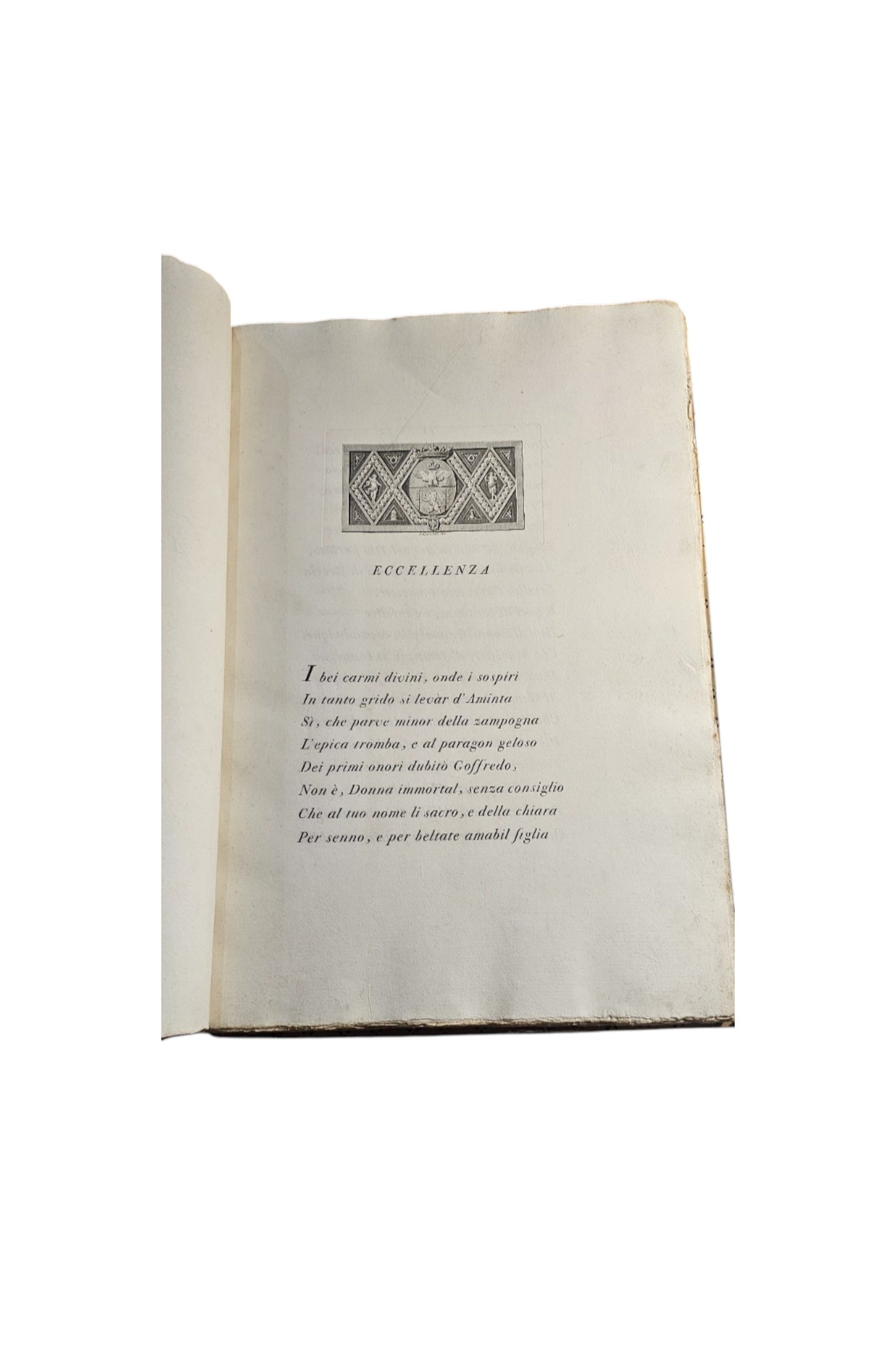 Aminta favola boschereccia di Torquato Tasso ora alla sua vera lezione ridotta Bodoniani