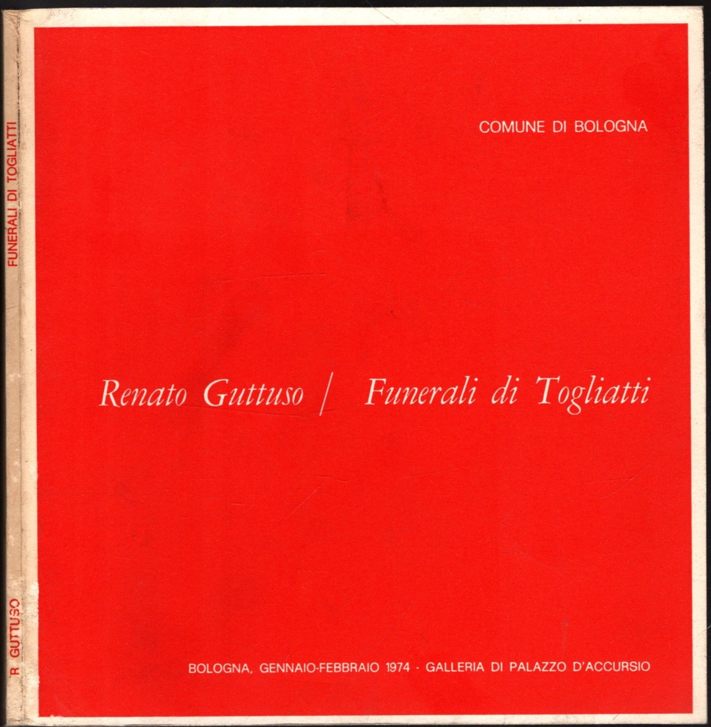 RENATO GUTTUSO / FUNERALI DI TOGLIATTI - IOLIBROCARMINE