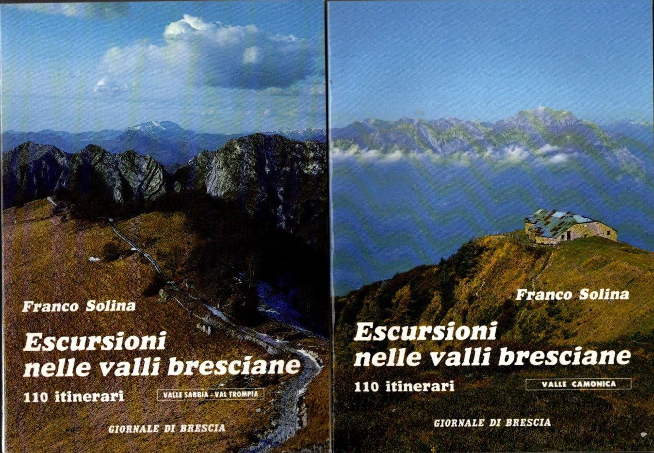 ESCURSIONI NELLE VALLI BRESCIANE 2 VOL. (110 ITINERARI)