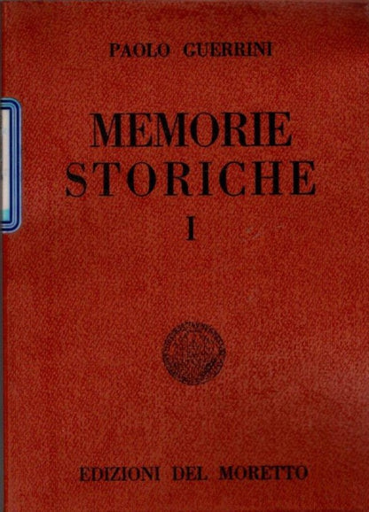 MEMORIE STORICHE 27 VOLUMI - GUERRINI PAOLO