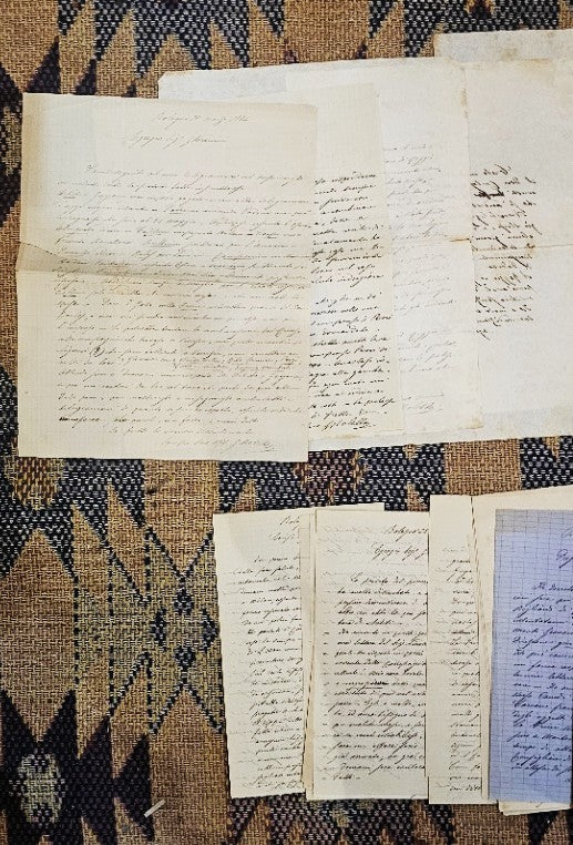 carteggio di 24 lettere tra Giovanni Bolelli e il Marchese Gherardini 1874