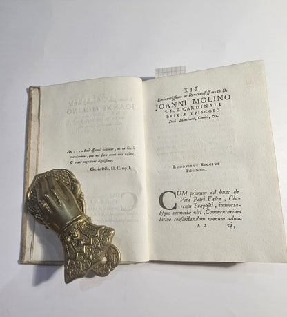 Ludovici Riccii De Vita Petri Falae Clarensis Prepositi Commentarius 1770