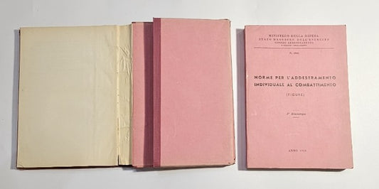 Norme per l'addestramento individuale al combattimento Testo con Tavole del 1956