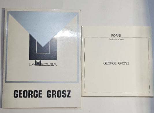 George Grosz 2 depliant di mostre - IOLIBROCARMINE
