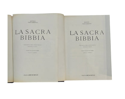 La sacra Bibbia Nuovo e Vecchio Testamento