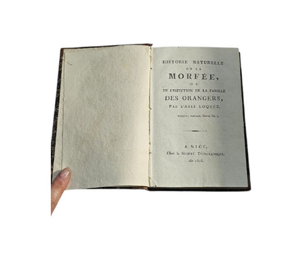Histoire Naturelle De La Morfee Ou De L'infection De La Famille Des Orangers, Par L'abbe Loquez