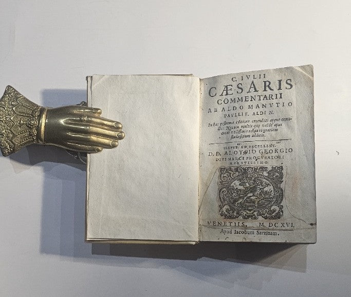 C. Iulii Caesaris Commentarii ab Aldo Manutio
