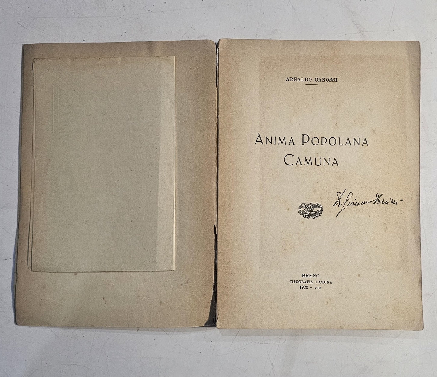 Canossi Arnaldo - Anima Popolana Camuna