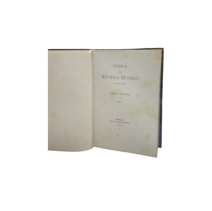 Conte Federico Bettoni – Storia della Riviera di Salò