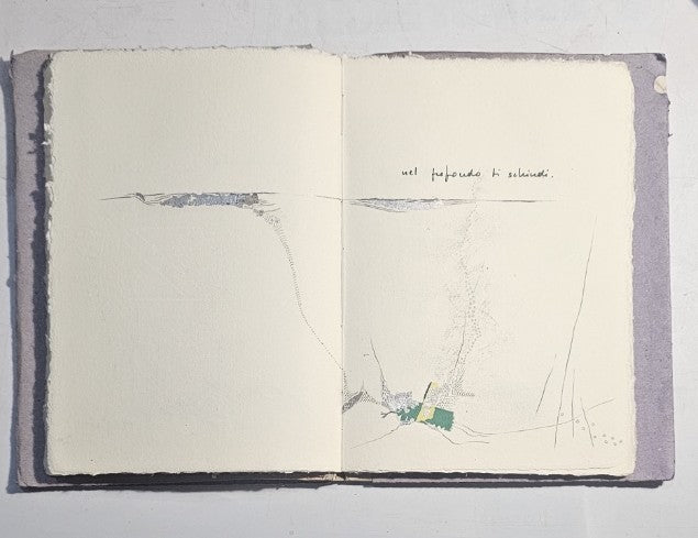 Libro d'artista Mauro Corradini per i segni di Danilo Guidetti 1988