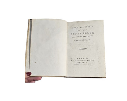 Ludovici Riccii De vita Petri Faleae clarensis praepositi commentarius