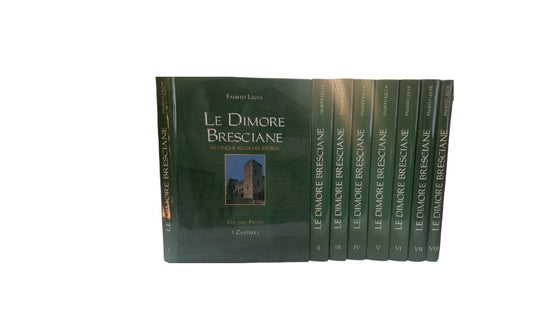 Le dimore bresciane 8 volumi - Ristampa delle originali del 73