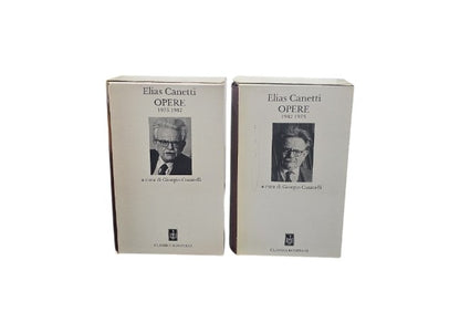 Elias Canetti - Opere dal 1932 al 1987 - 2 volumi