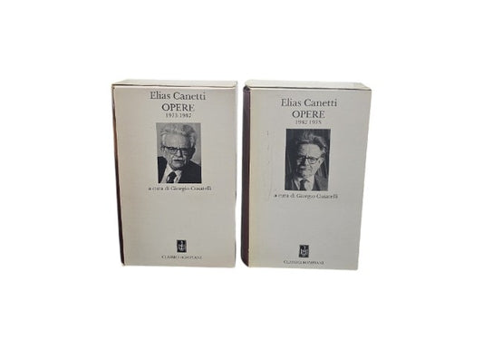 Elias Canetti - Opere dal 1932 al 1987 - 2 volumi