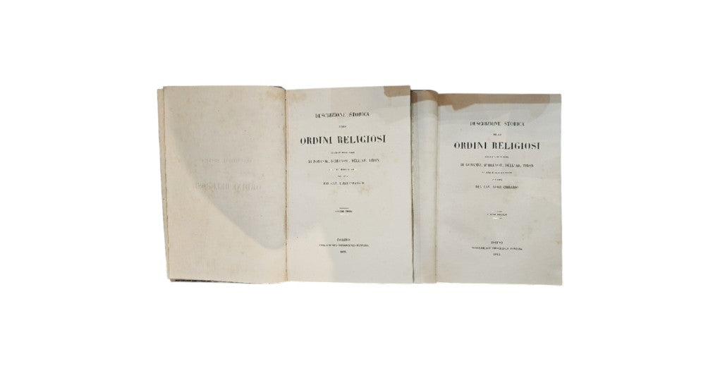 Luigi Cibrario - Descrizione storica degli ordini religiosi