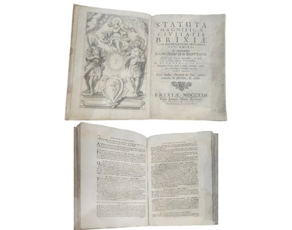 Statuta Magnificae Civitatis Brixiae 1722