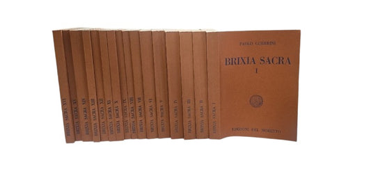 Brixia sacra di Paolo Guerrini 16 vol. Opera completa