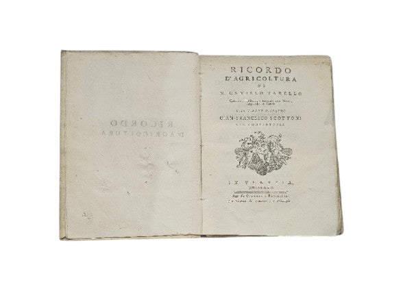 Camillo Tarello - ricordo d'agricoltura