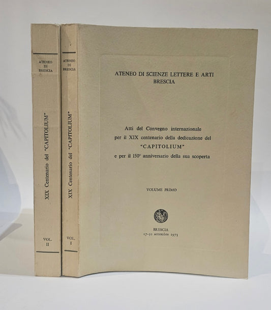 Atti per il convegno internazionale "Capitolium" Brescia 1973