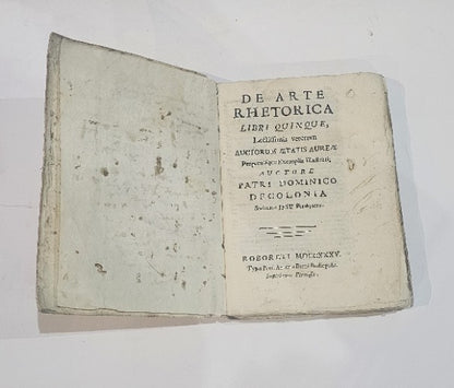 De arte rhetorica libri quinque lectissimis veterum auctorum aetatis aureae, perpetuisque exemplis illustrati.