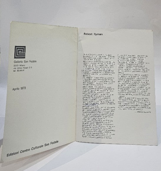 Robert Ryman - IOLIBROCARMINE