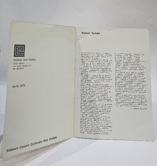 Robert Ryman - IOLIBROCARMINE