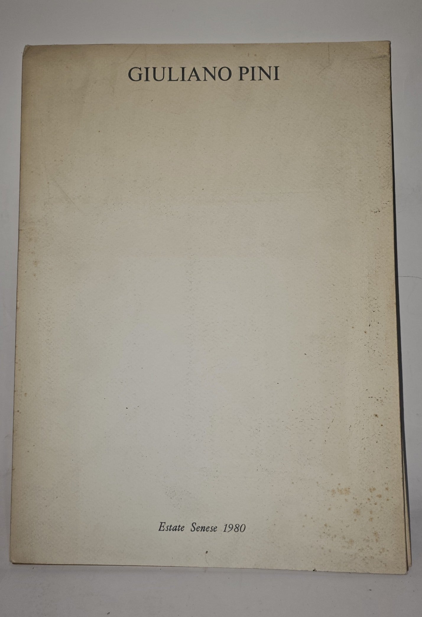 Giuliano Pini tre brochure - IOLIBROCARMINE