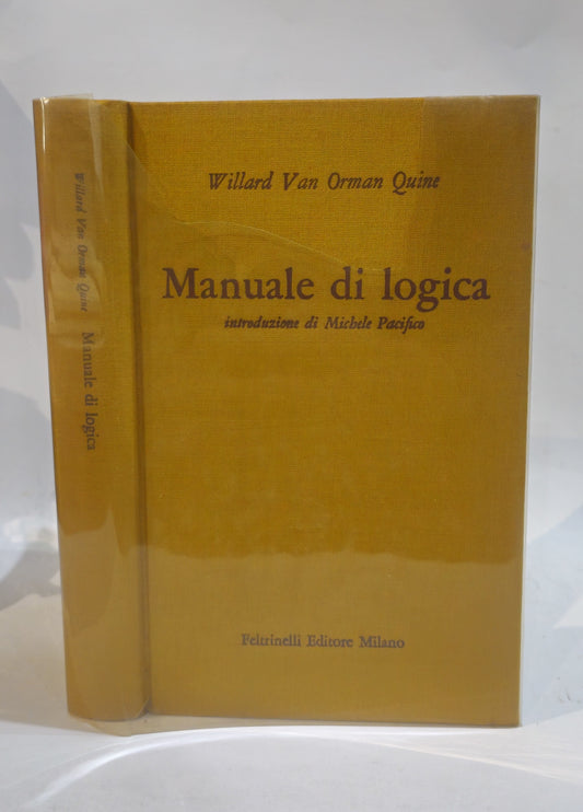 Manuale di logica di Quine Willard Van Orman - IOLIBROCARMINE