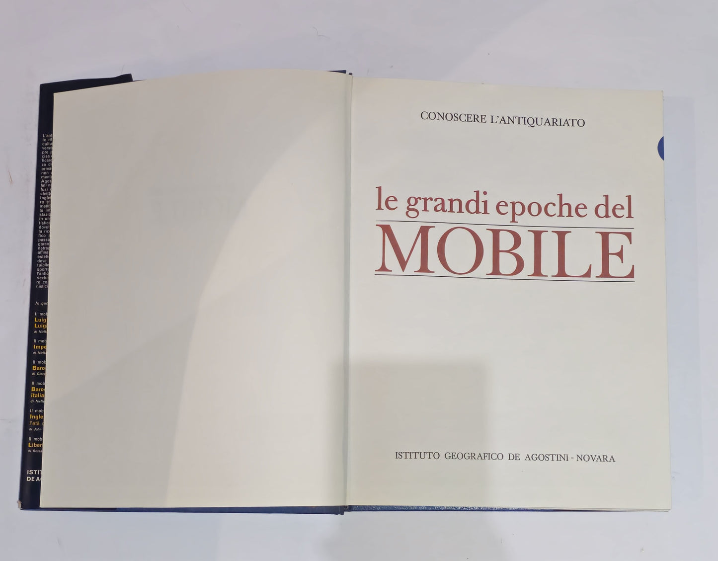 Le Grandi Epoche Del Mobile. Conoscere L'antiquariato - Storia del mobile - IOLIBROCARMINE
