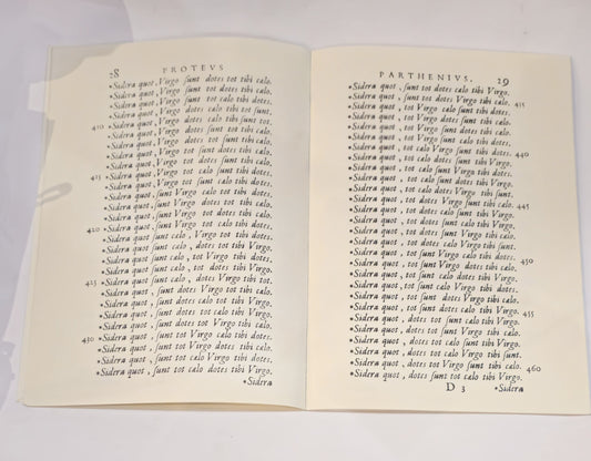 Bernhard Bauhus – Libro di un solo verso 1617 Tau/ma 1 di Claudio Parmiggiani