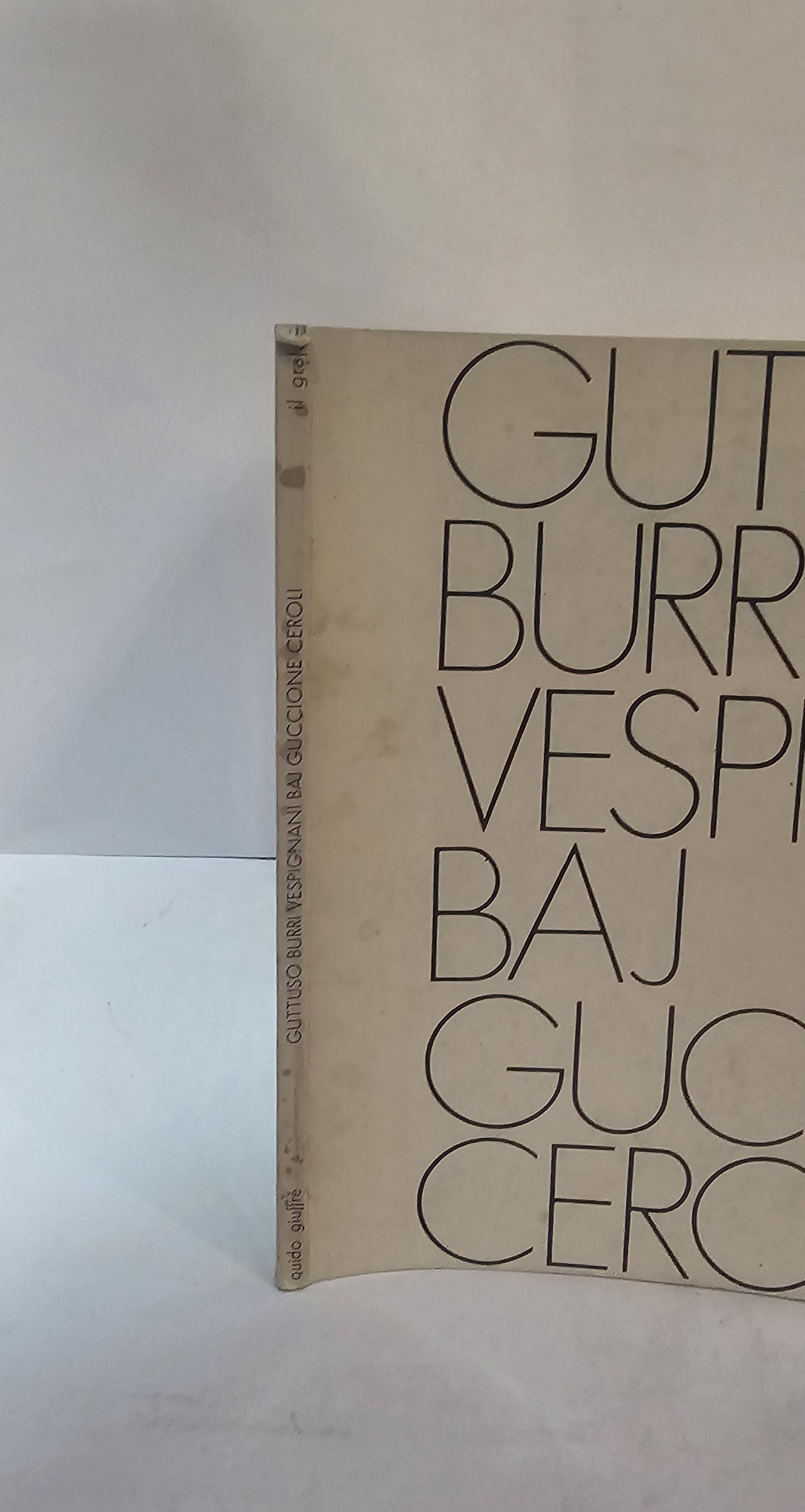Guttuso Burri Vespignani Baj Guccione Ceroli – Catalogo mostra arte italiana