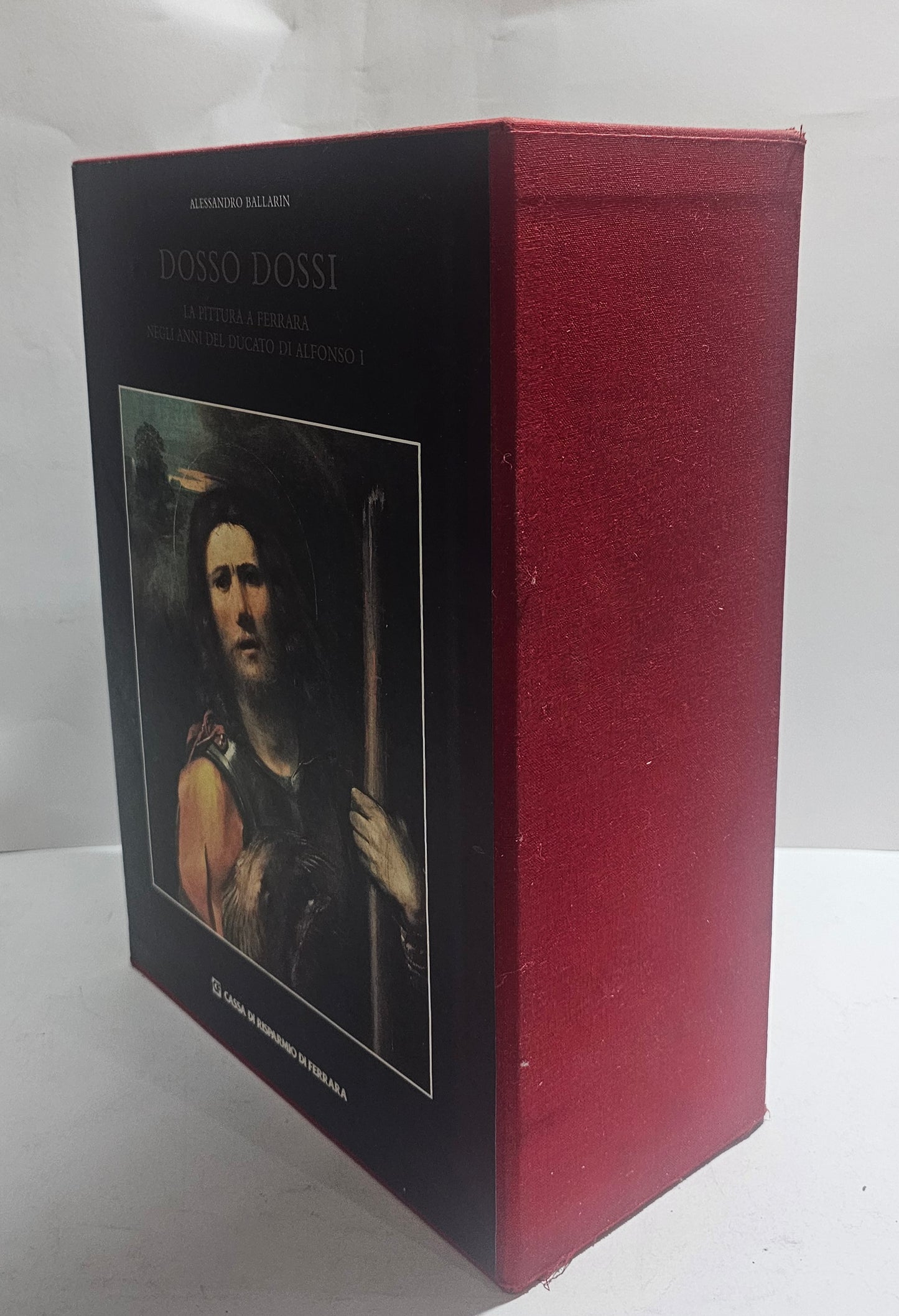 Cofanetto posteriore Dosso Dossi libro monografia artistica