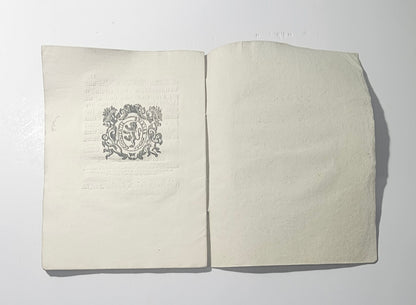 Stemma brixia raro statuto di Brescia del 1795 io libro carmine