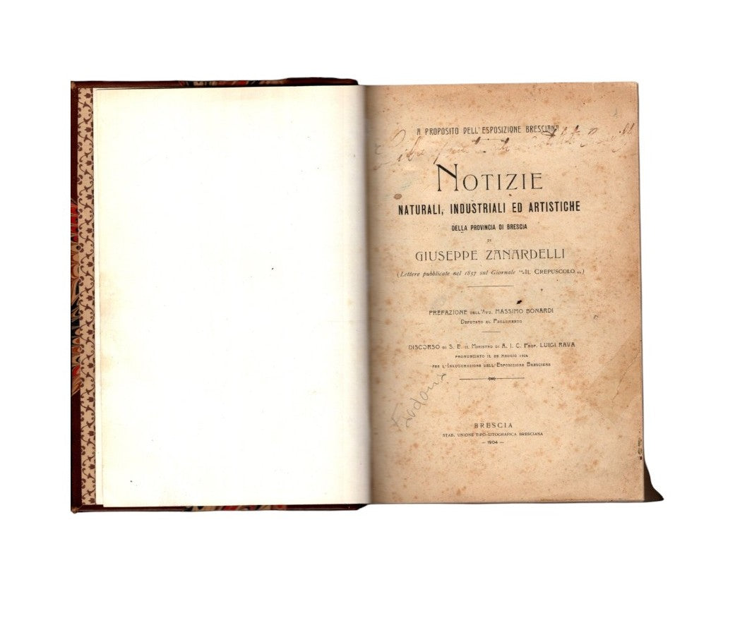 Notizie naturali, industriali ed artistiche della provincia di Brescia di Giuseppe Zanardelli