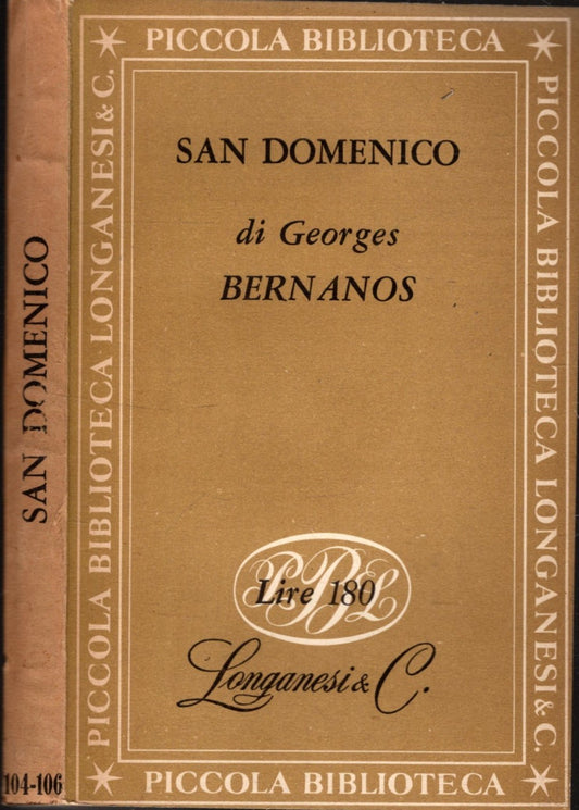 San Domenico di Bernanos Georges - Longanesi 1954