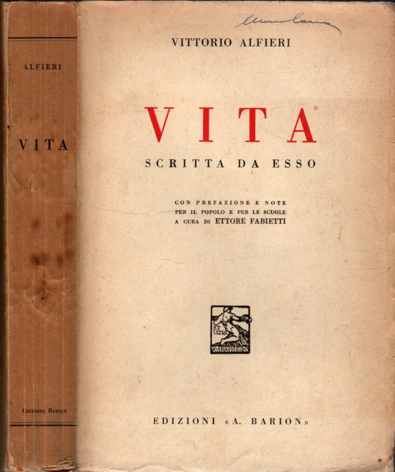 Vita scritta da esso - Vittorio Alfieri