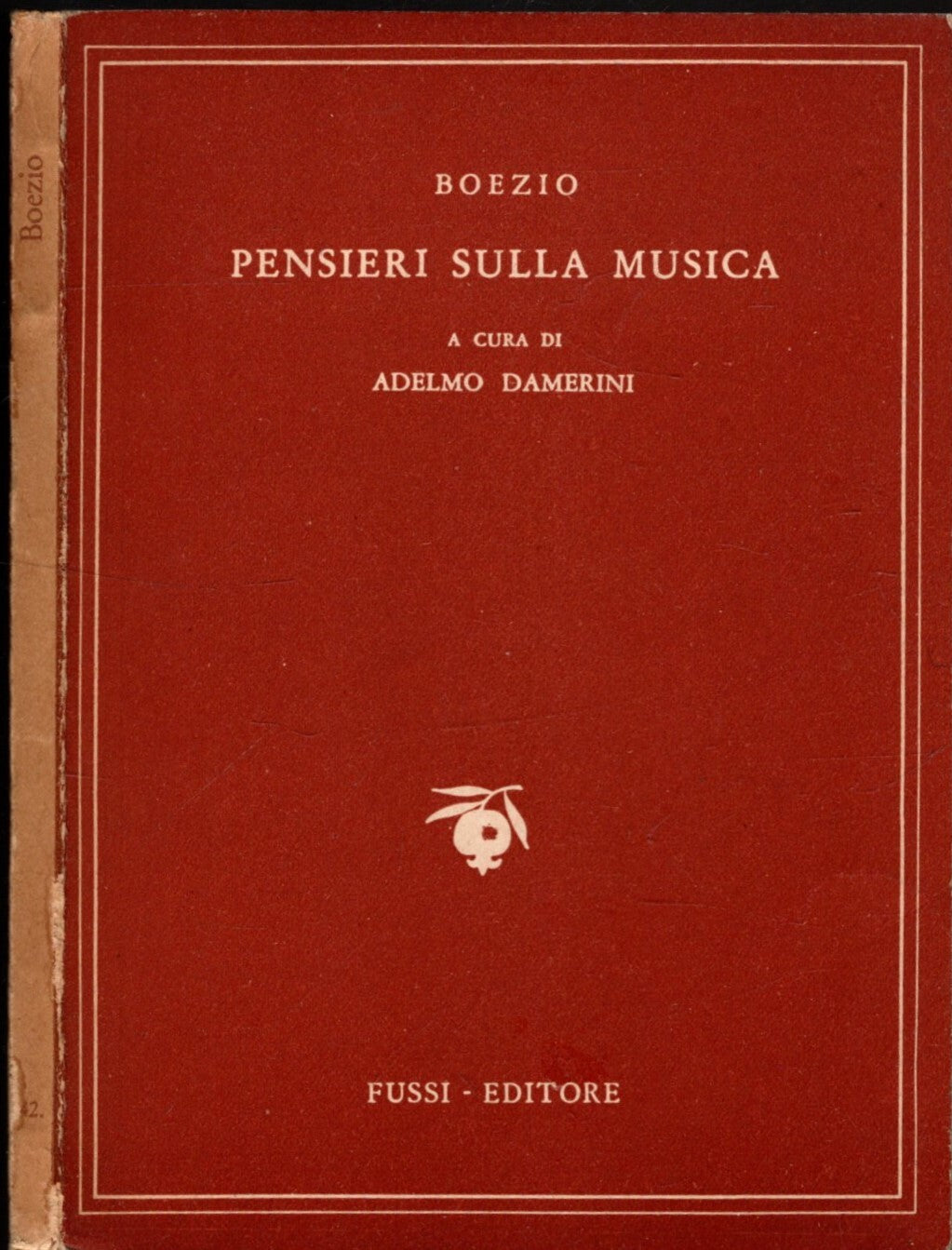 Boezio pensieri sulla musica di Adelmo Damerini