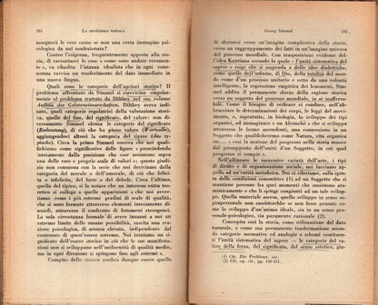Lo Storicismo Tedesco - Dilthey | Simmel | Spengler