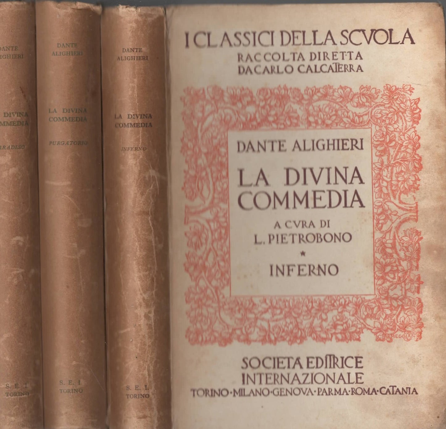 La Divina Commedia Inferno, Purgatorio, Paradiso