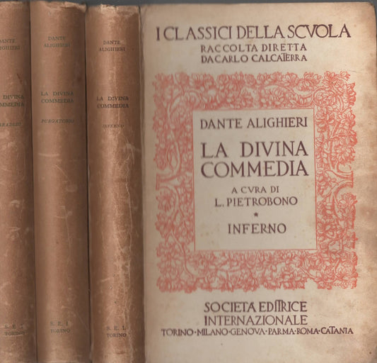 La Divina Commedia Inferno, Purgatorio, Paradiso