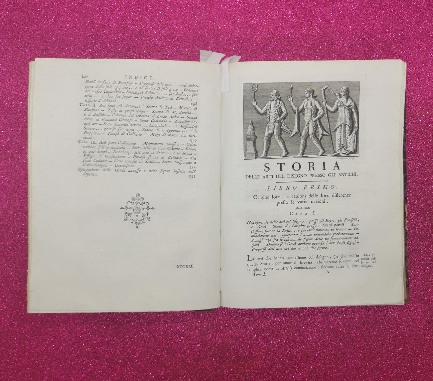 Storia delle Arti del Disegno presso gli antichi, in 2 voll. 1779 - GIOVANNI WINKELMANN