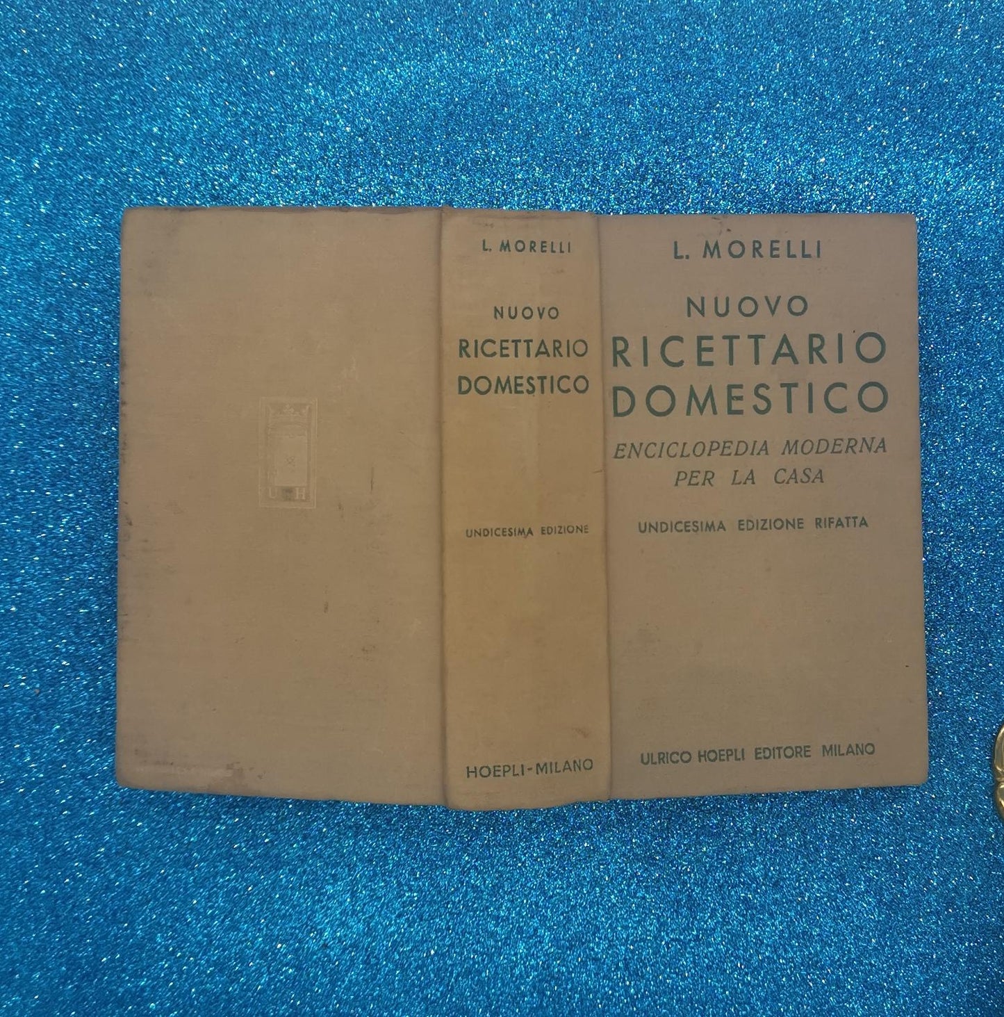 Nuovo Ricettario Domestico Enciclopedia Moderna Per La Casa Hoepli  1945