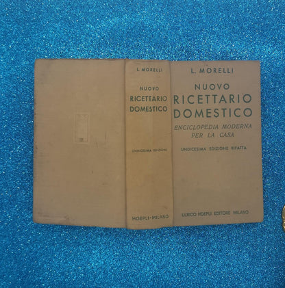Nuovo Ricettario Domestico Enciclopedia Moderna Per La Casa Hoepli  1945