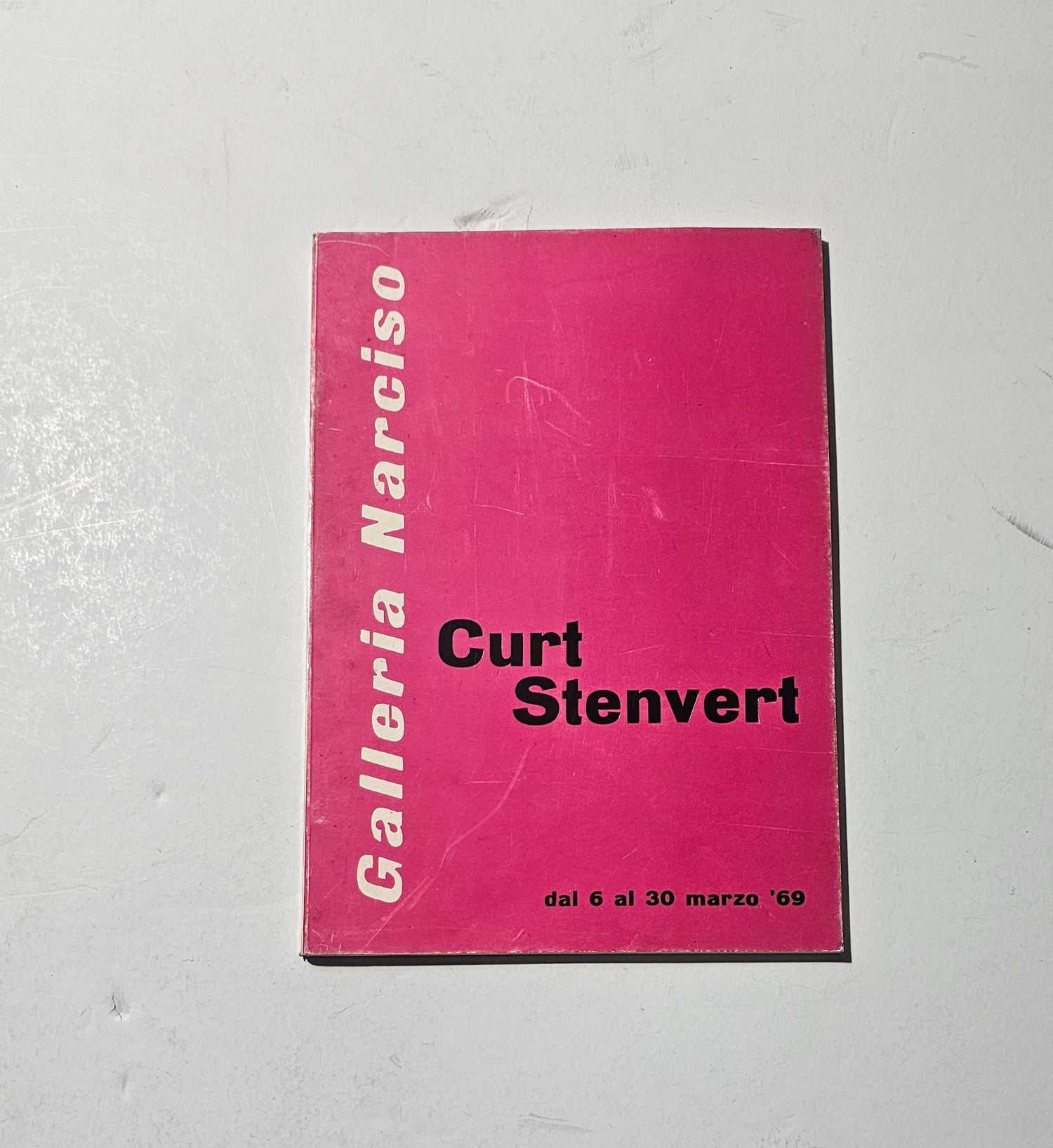 curt stenvert catalogo mostra copertina rosa 1969
