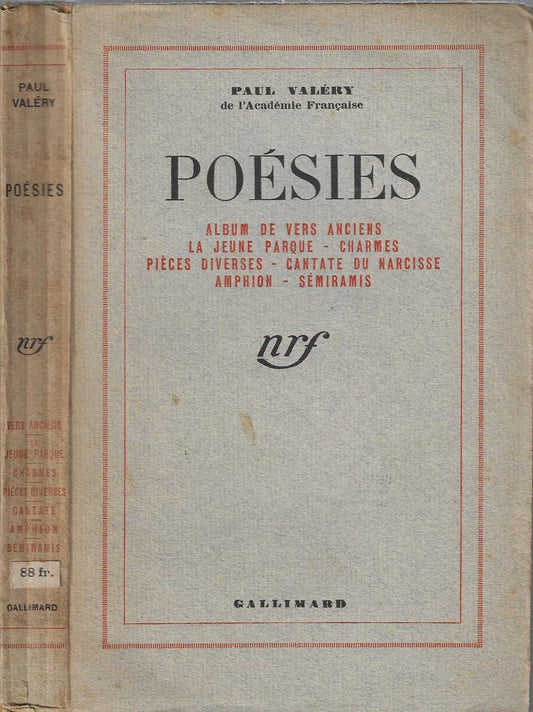 Poesies di Paul Valery