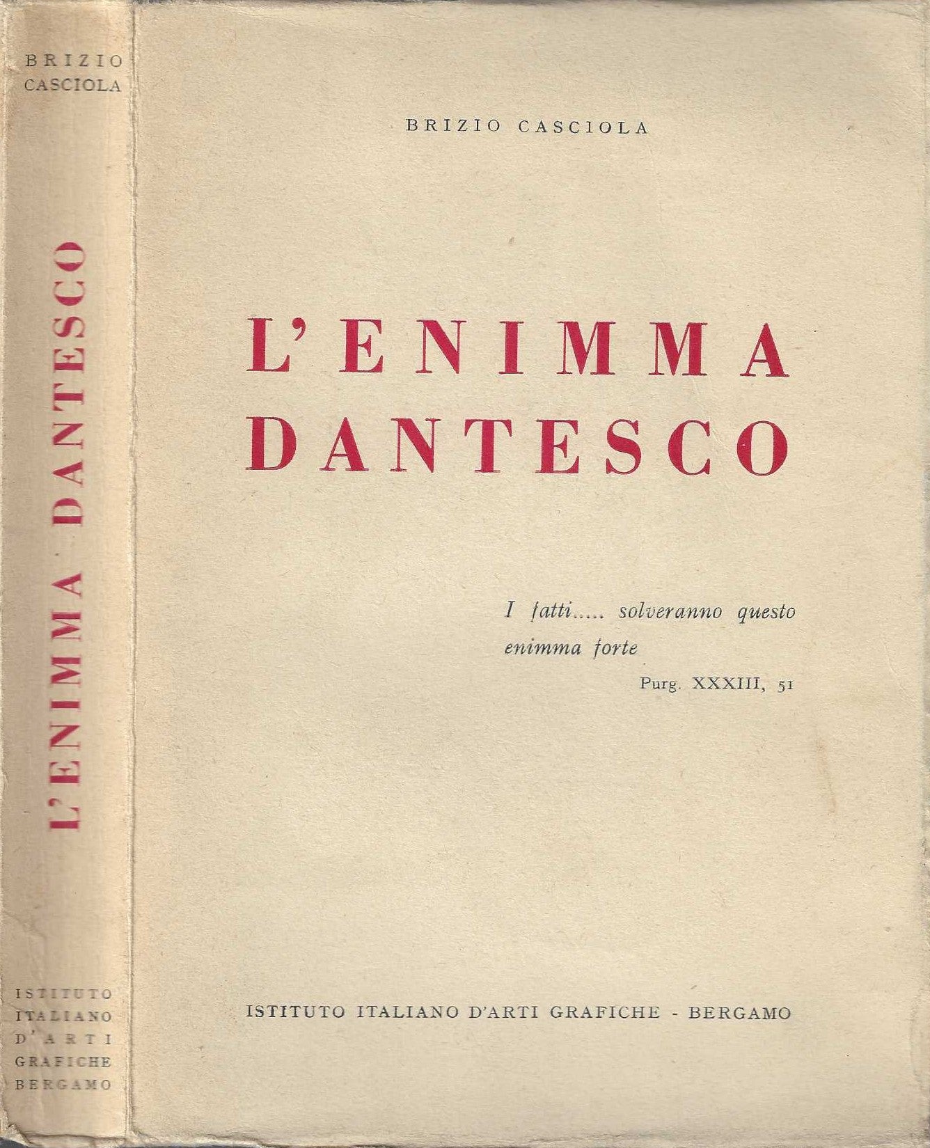 L'enimma Dantesco - Brizio Casciola