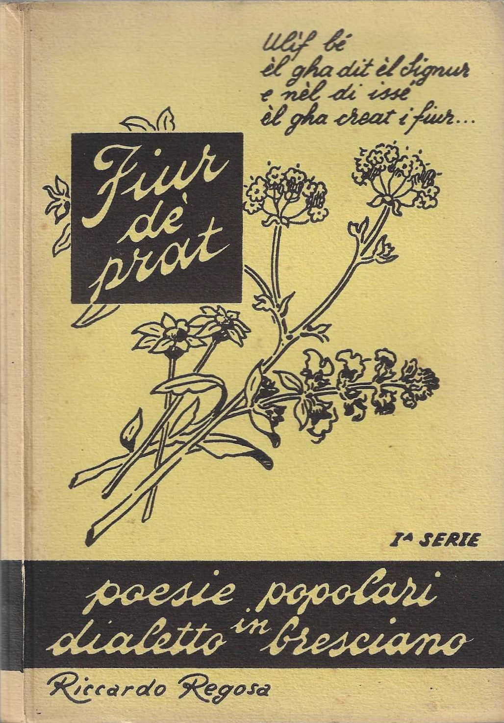 Fiur De Prat Poesie Popolari In Dialetto Bresciano 1° Serie *